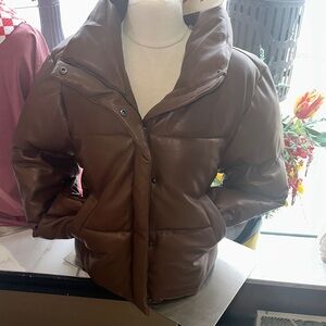Levi's Chocolate Brown Puffer Jacket